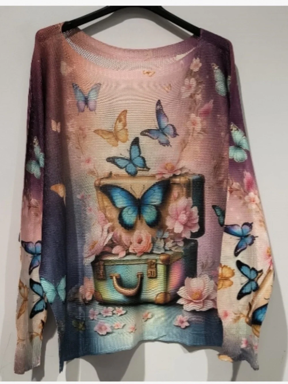 🎉 LOOWIE “ BUTTERFLY ”  LOOWIE LIGHTWEIGHT SWEATER TOP
